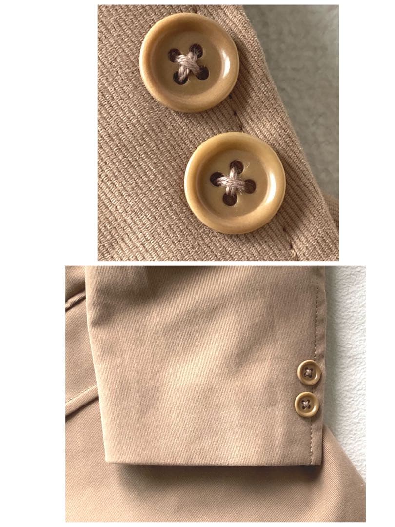 サメオJ.PRESS ジャケット　サイズLL ブラウン　美品　段折　背抜