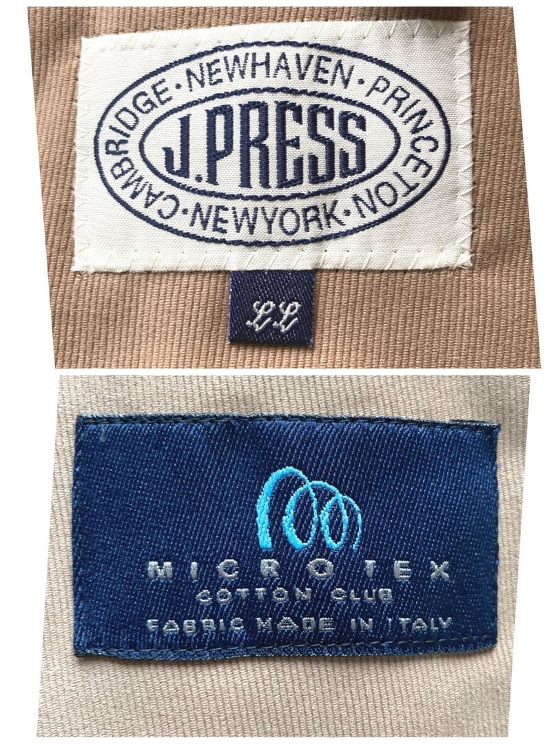 サメオJ.PRESS ジャケット　サイズLL ブラウン　美品　段折　背抜