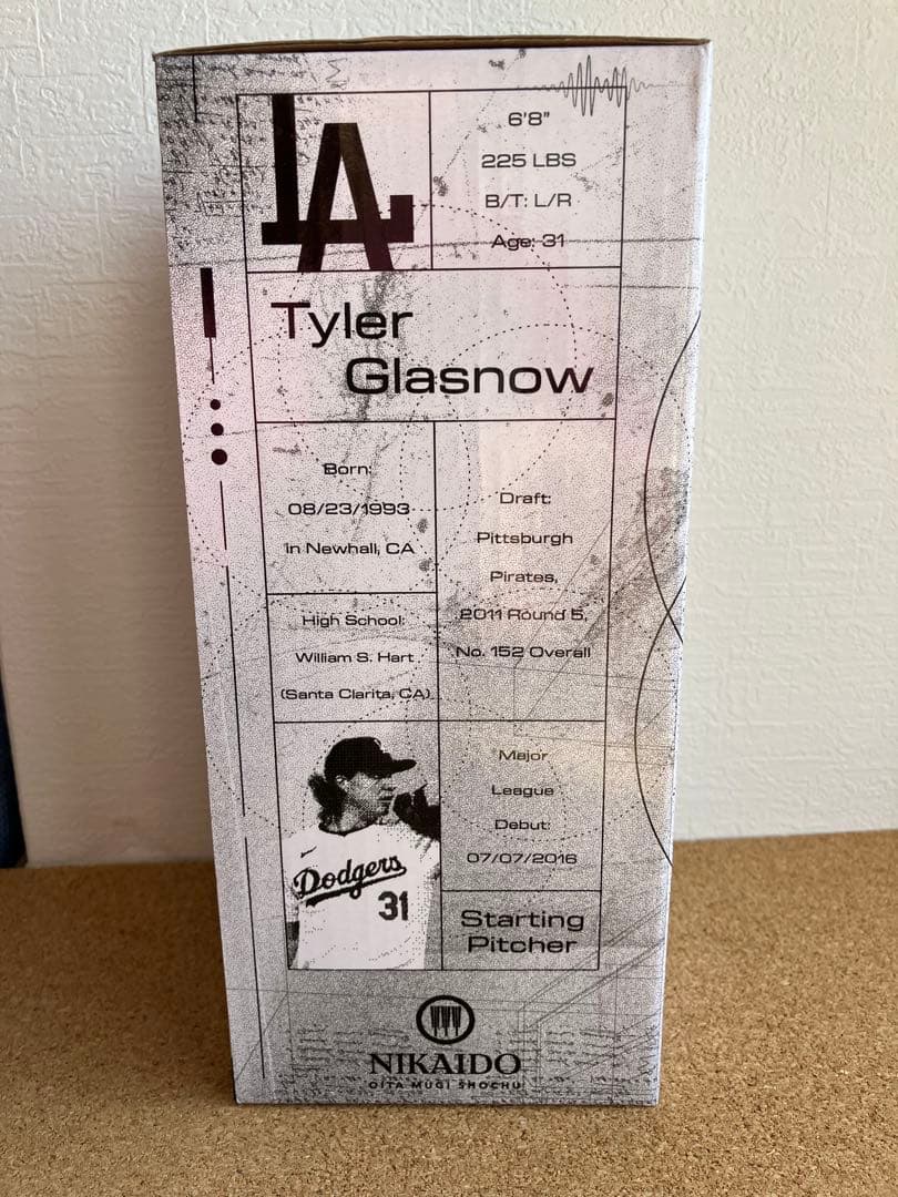 ドジャース　グラスノー、ジョーデイビス　ボブルヘッド