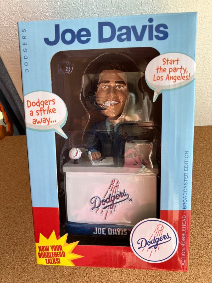 ドジャース　グラスノー、ジョーデイビス　ボブルヘッド