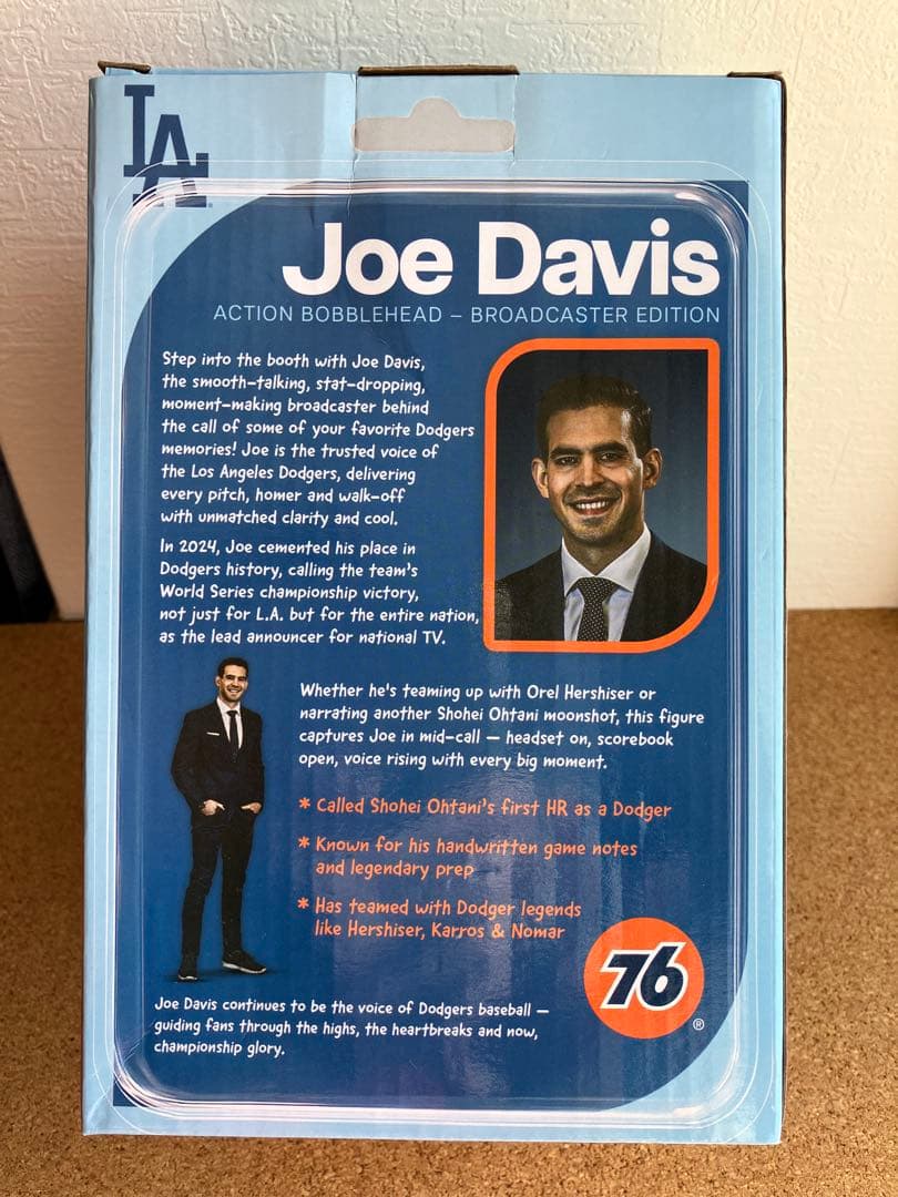 ドジャース　グラスノー、ジョーデイビス　ボブルヘッド