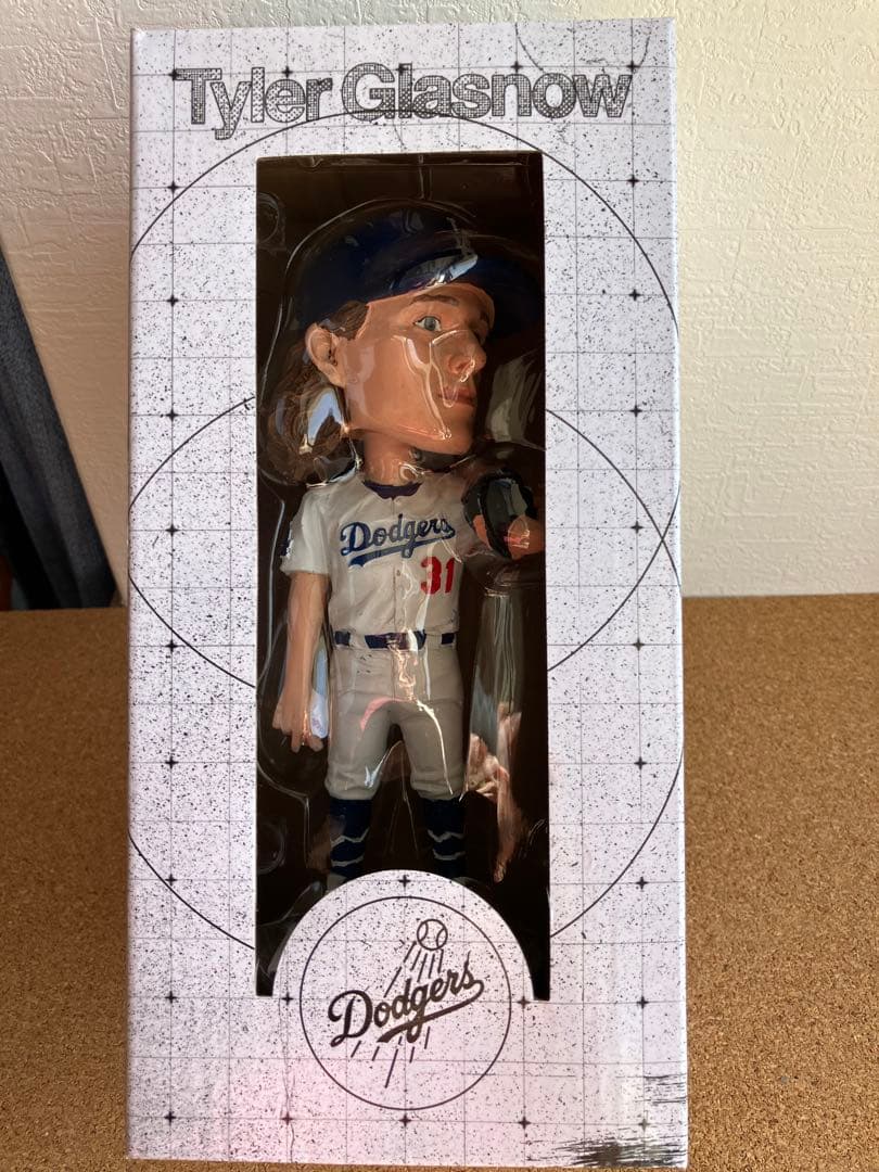 ドジャース　グラスノー、ジョーデイビス　ボブルヘッド