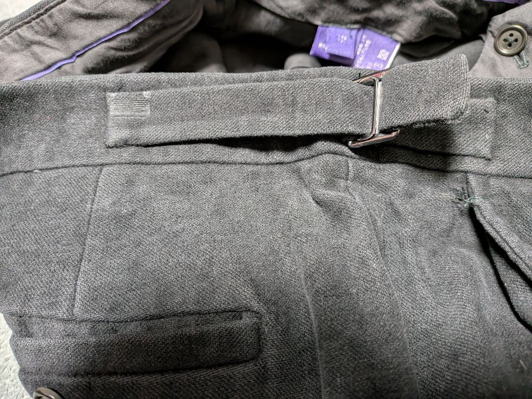 ralphlaurenラルフローレンパープルレーベル スラックス イタリア製36