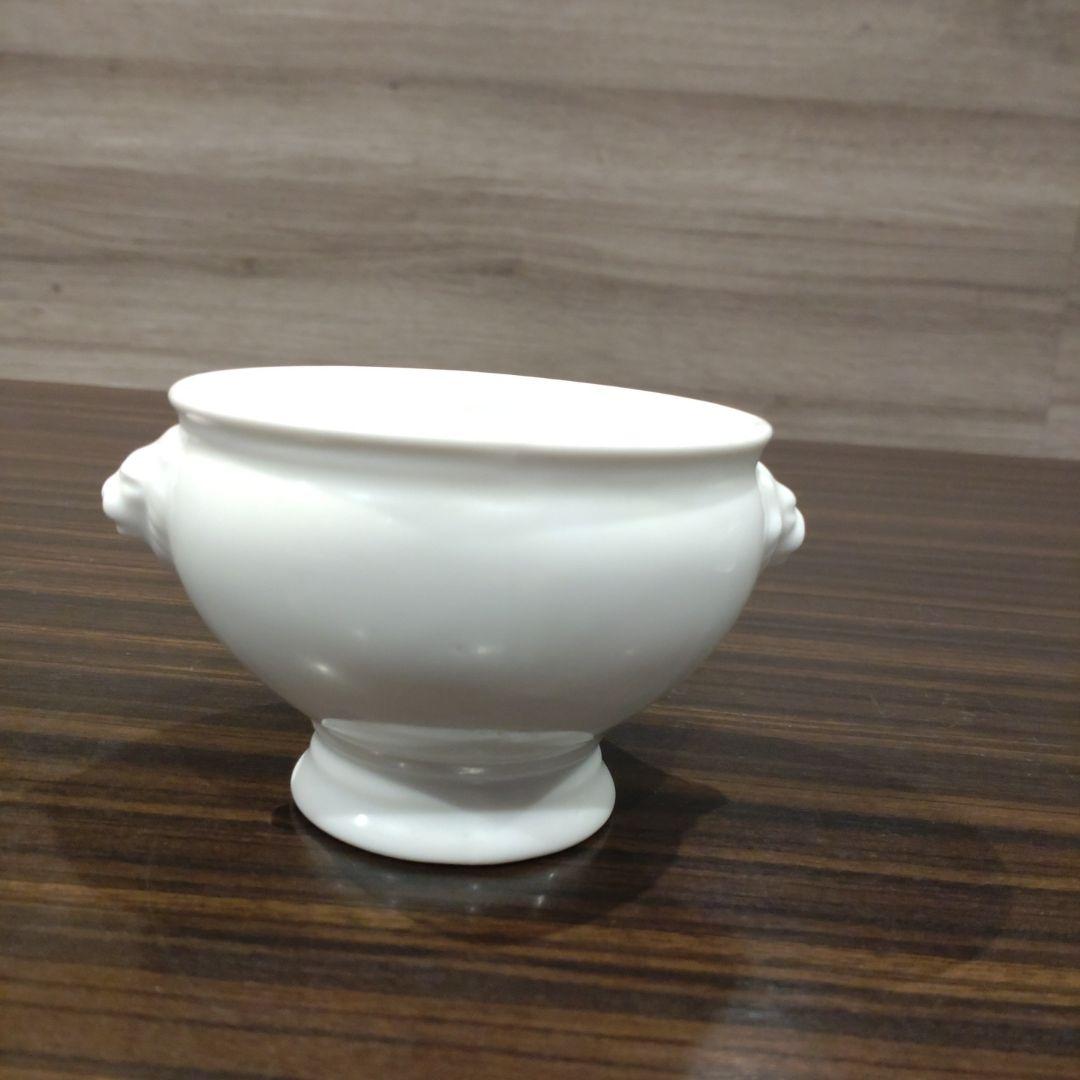 ライオンの頭のスープカップ ホワイト　5個セット