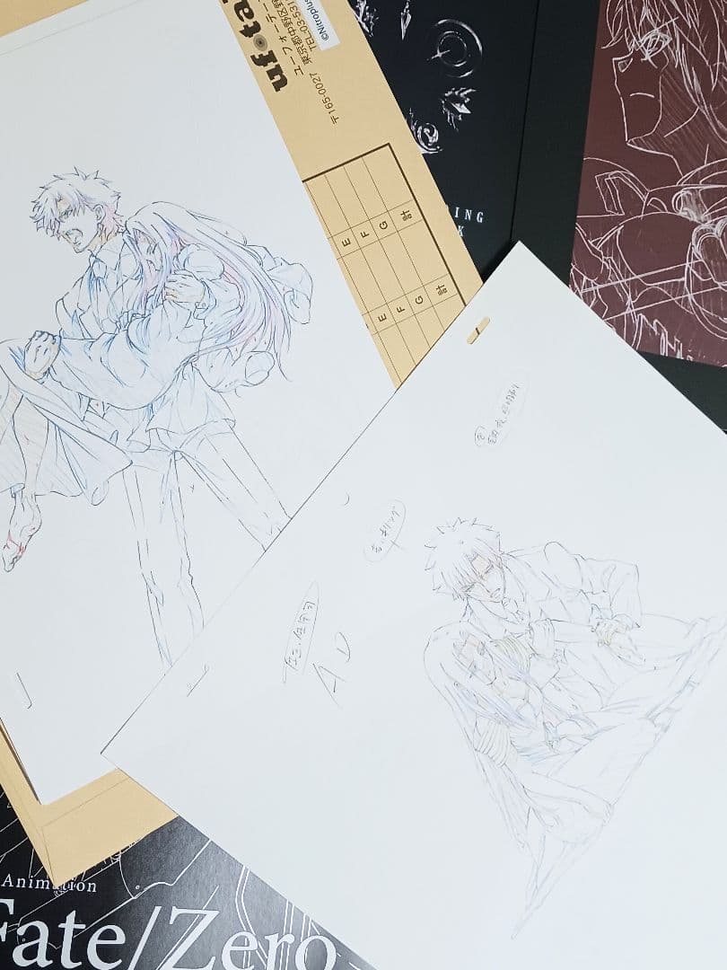 Fate/zero オープニング&エンディング 絵コンテ 複製原画セット