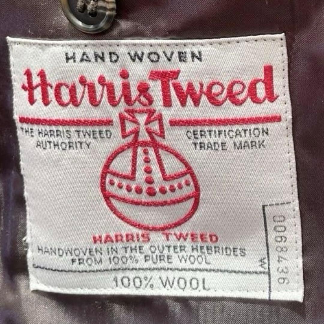 【Fox FIRE製】Harris Tweed テーラードジャケット 肘当て付き