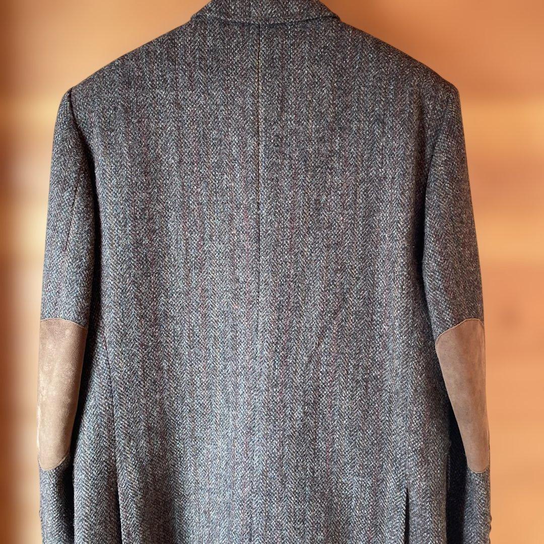 【Fox FIRE製】Harris Tweed テーラードジャケット 肘当て付き