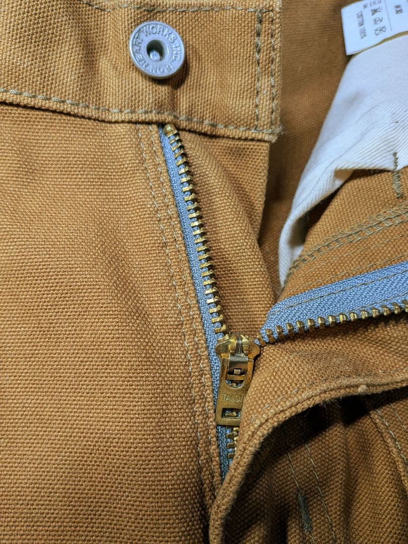 HARU　アイアンハート 801 ダック ダブルニー ワークパンツ 30