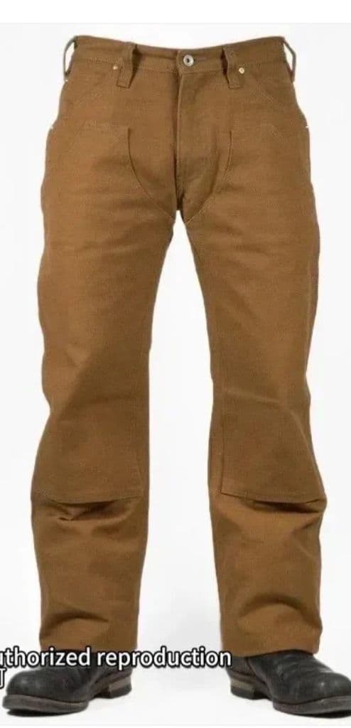 HARU　アイアンハート 801 ダック ダブルニー ワークパンツ 30