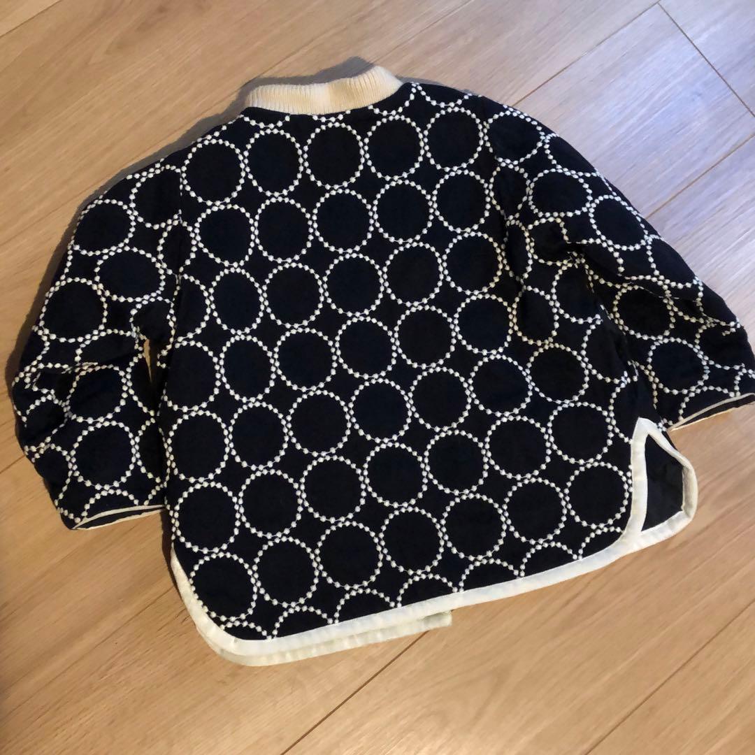 ミナペルホネン キッズ　コート　タンバリン　ジャケット　ブルゾン　100 90