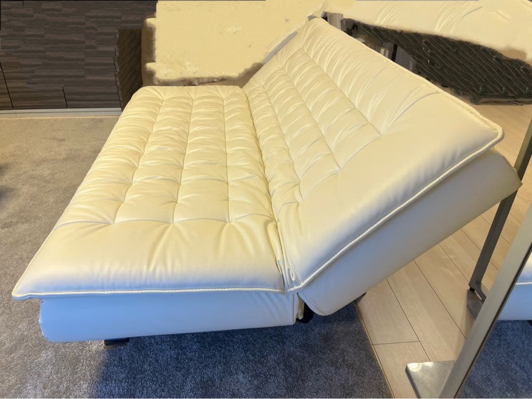 【FLORA】ニトリ ソファベッド　Nシールド　ホワイト