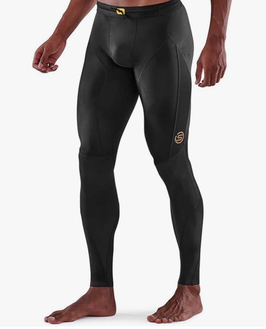 SKINS（スキンズ）SERIES-5 メンズ ロングタイツ ブラックLサイズ