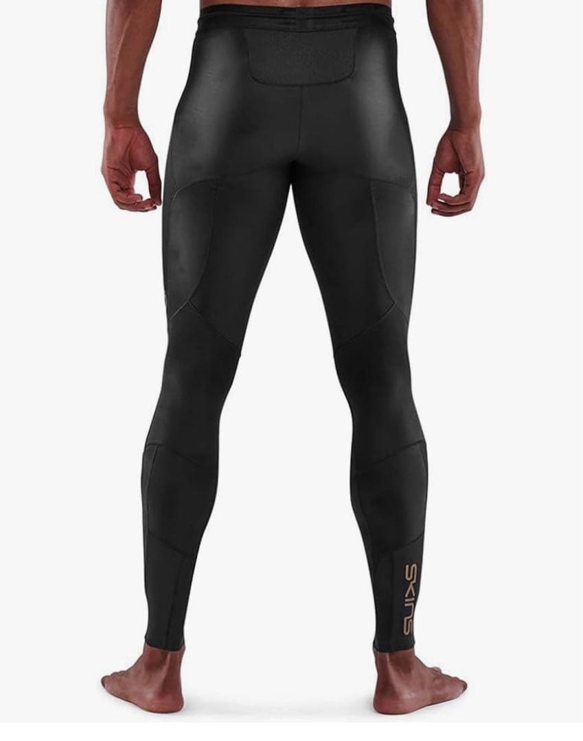 SKINS（スキンズ）SERIES-5 メンズ ロングタイツ ブラックLサイズ