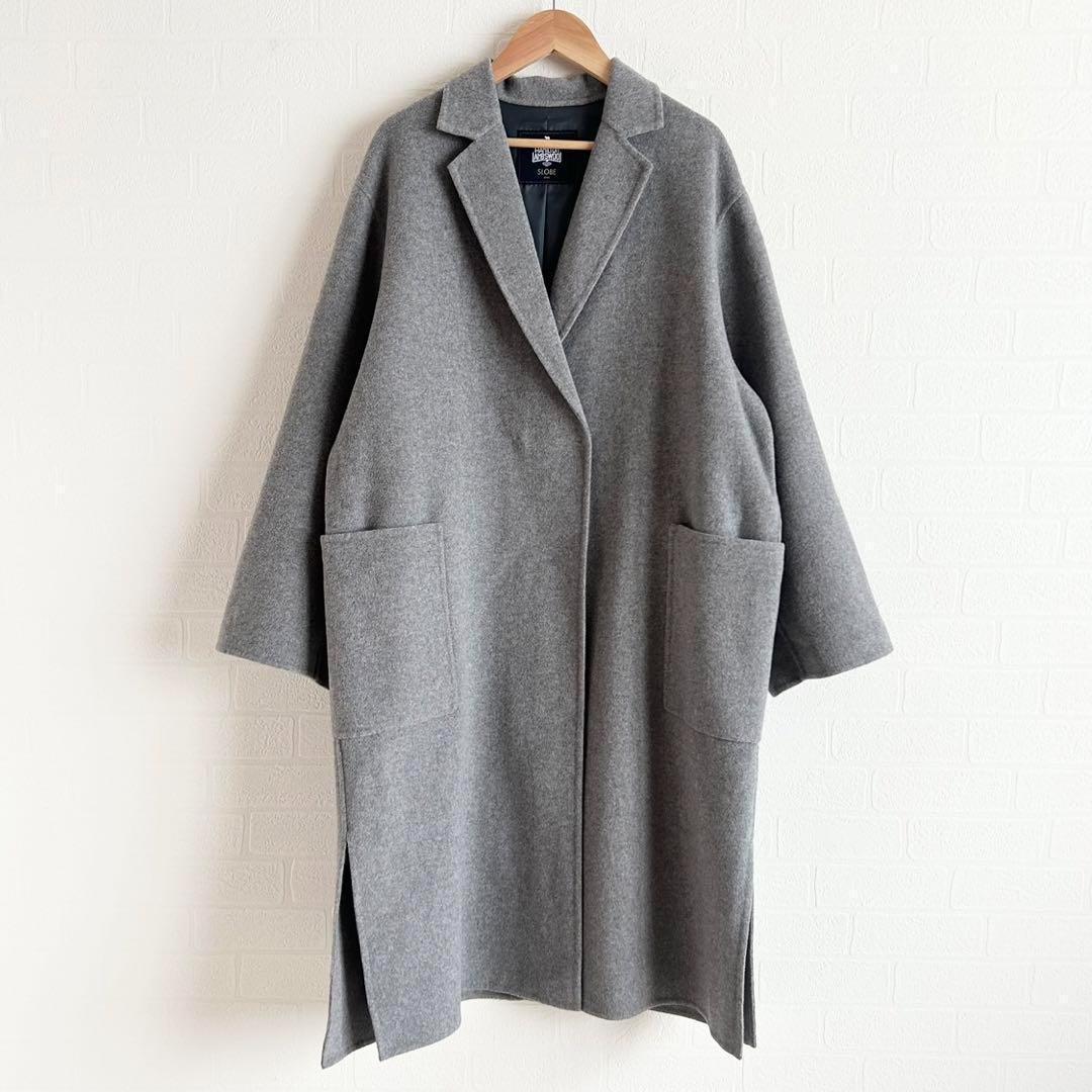 美品✨スローブイエナ　HAMILTONダブルフェイスウールチェスターコート　36