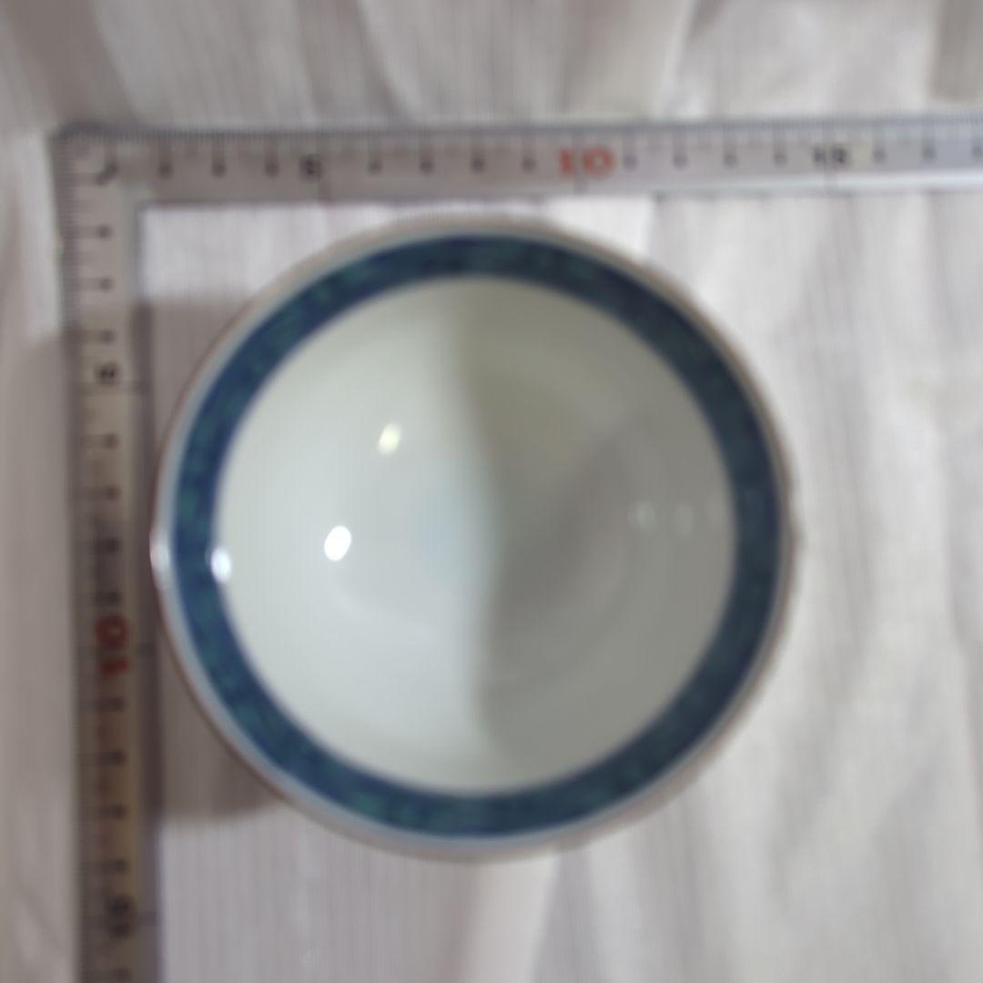 美濃焼　庫山窯　青華緑彩　セット