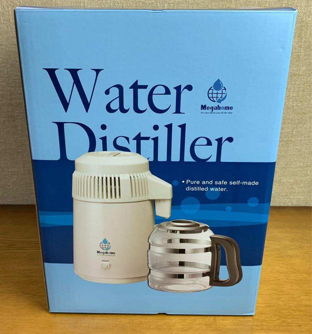 【未開封】メガホーム 家庭用蒸留水器 ブラック MH943S-10M