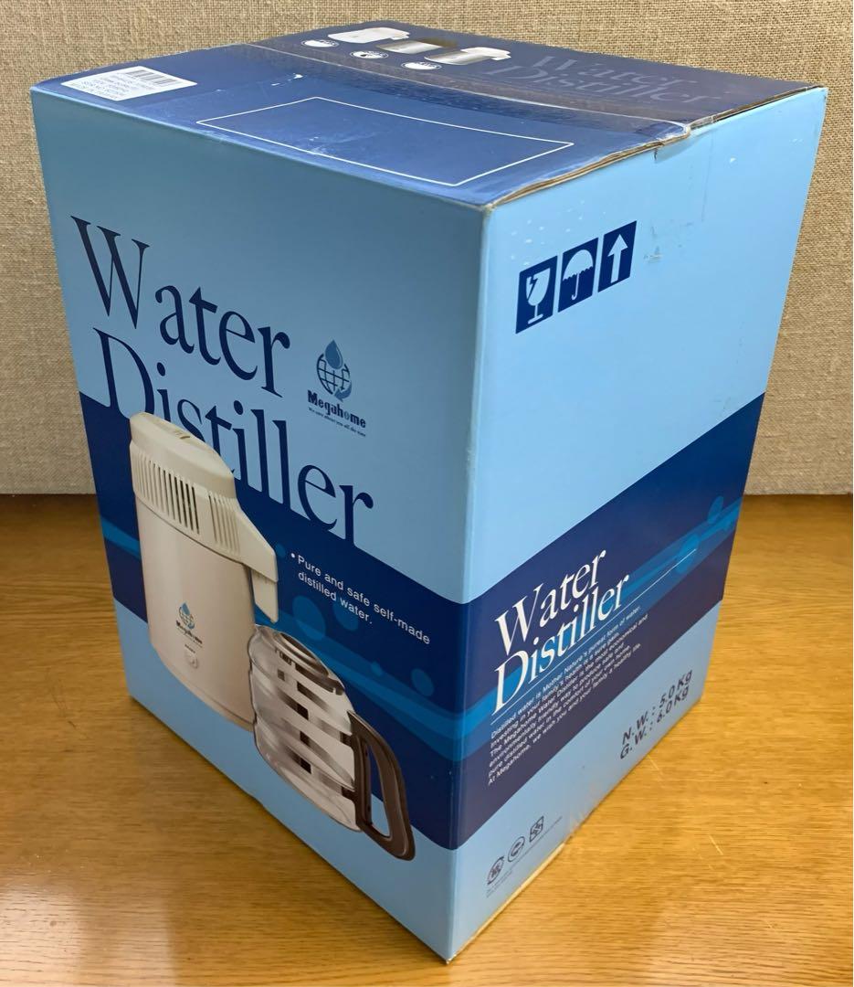 【未開封】メガホーム 家庭用蒸留水器 ブラック MH943S-10M