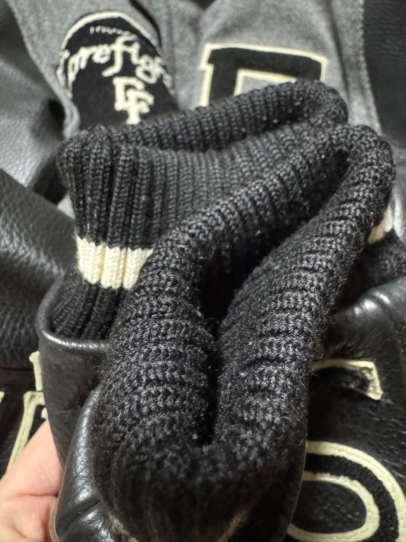 雰囲気抜群 COREFIGHTER 10周年記念 フルデコ 袖革 スタジャン M