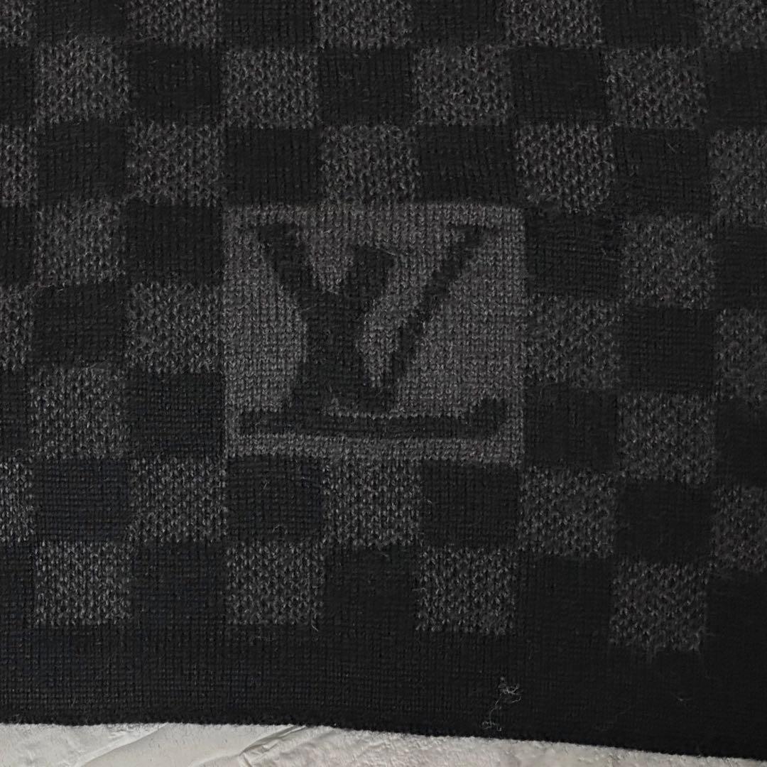 LOUIS VUITTON エシャルプ プティ ダミエ グラフィット LVロゴ
