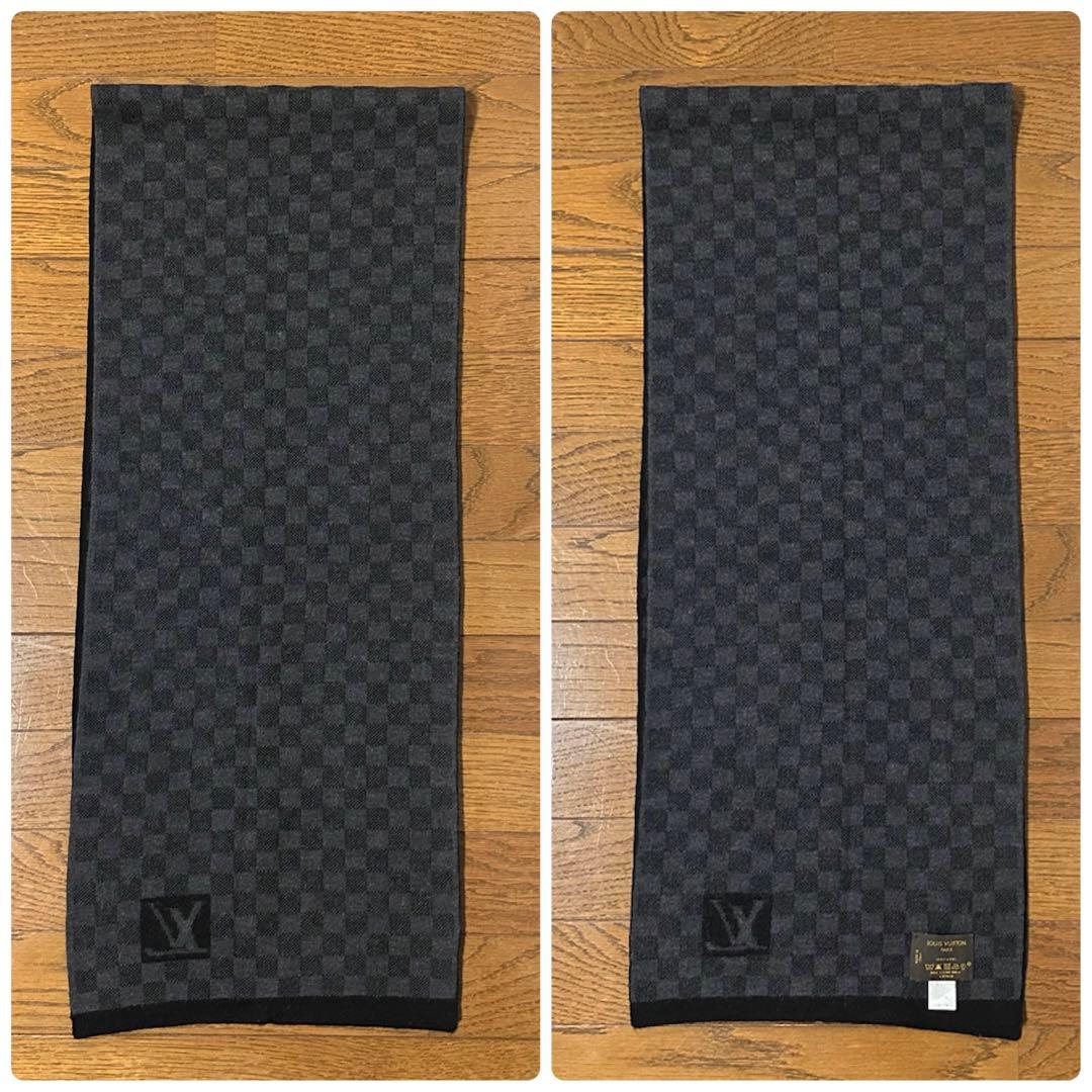 LOUIS VUITTON エシャルプ プティ ダミエ グラフィット LVロゴ