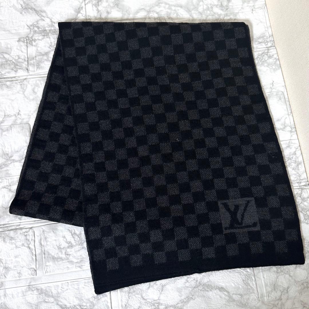 LOUIS VUITTON エシャルプ プティ ダミエ グラフィット LVロゴ