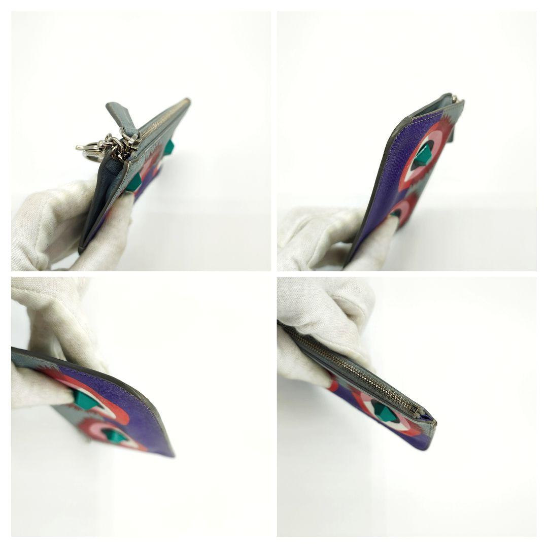 美品 FENDI モンスター キーリングケース カードケース