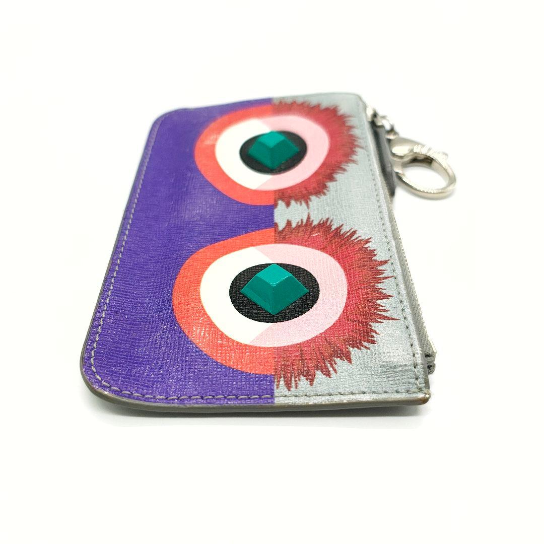 美品 FENDI モンスター キーリングケース カードケース