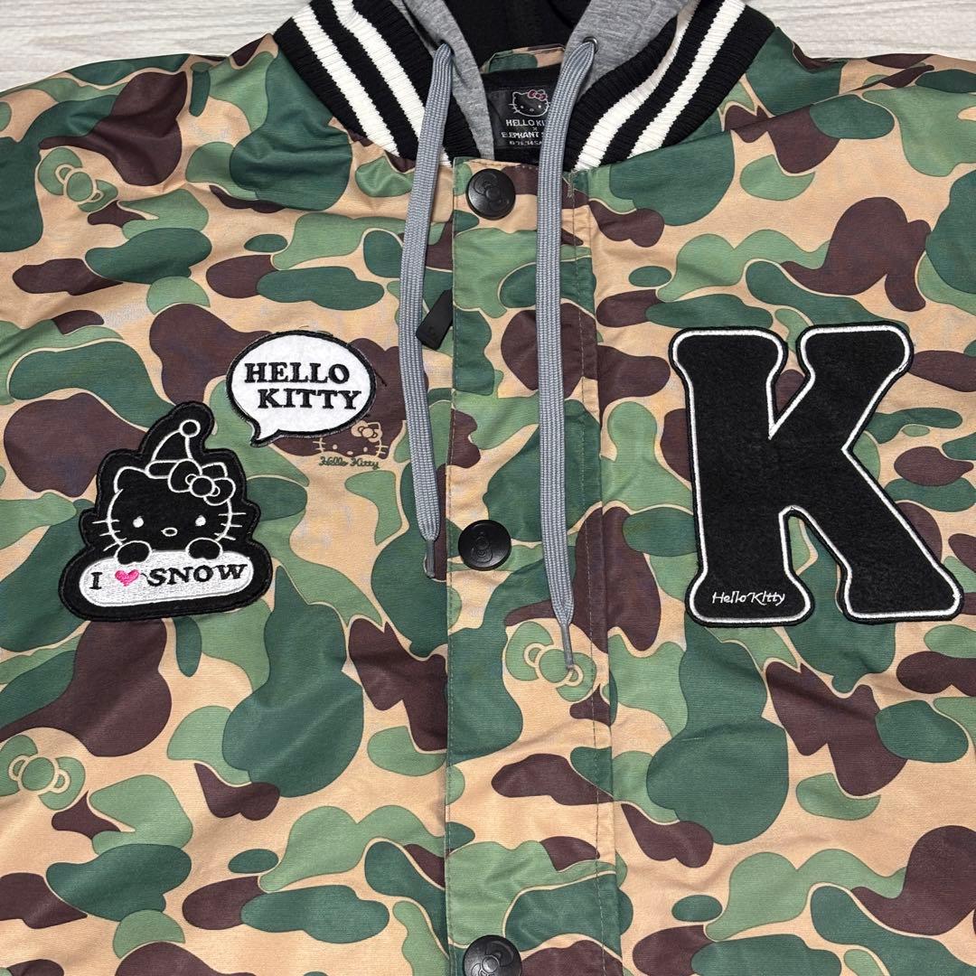 【極美品】ハローキティ　エレファントスポーツ　スノーボードウェア　上下セット