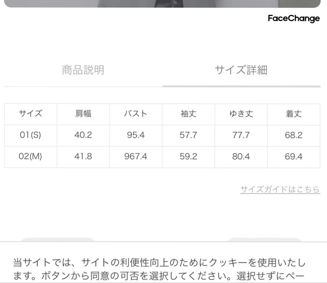 24AW未使用近　アルアバイル　エトリアシャンブレーカラーレスジャケット