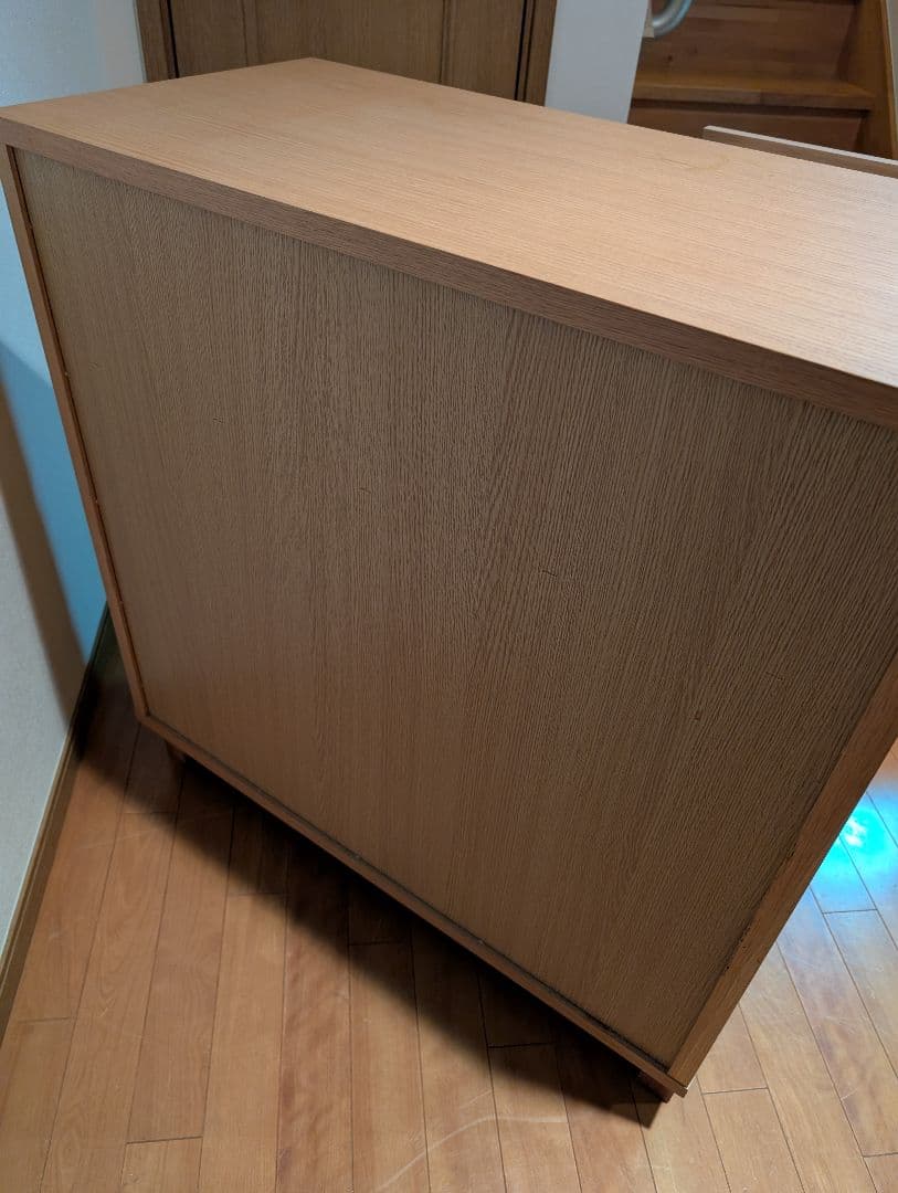 《送料込》無印良品 木製チェスト 4段 オーク材 タンス 衣装ケース