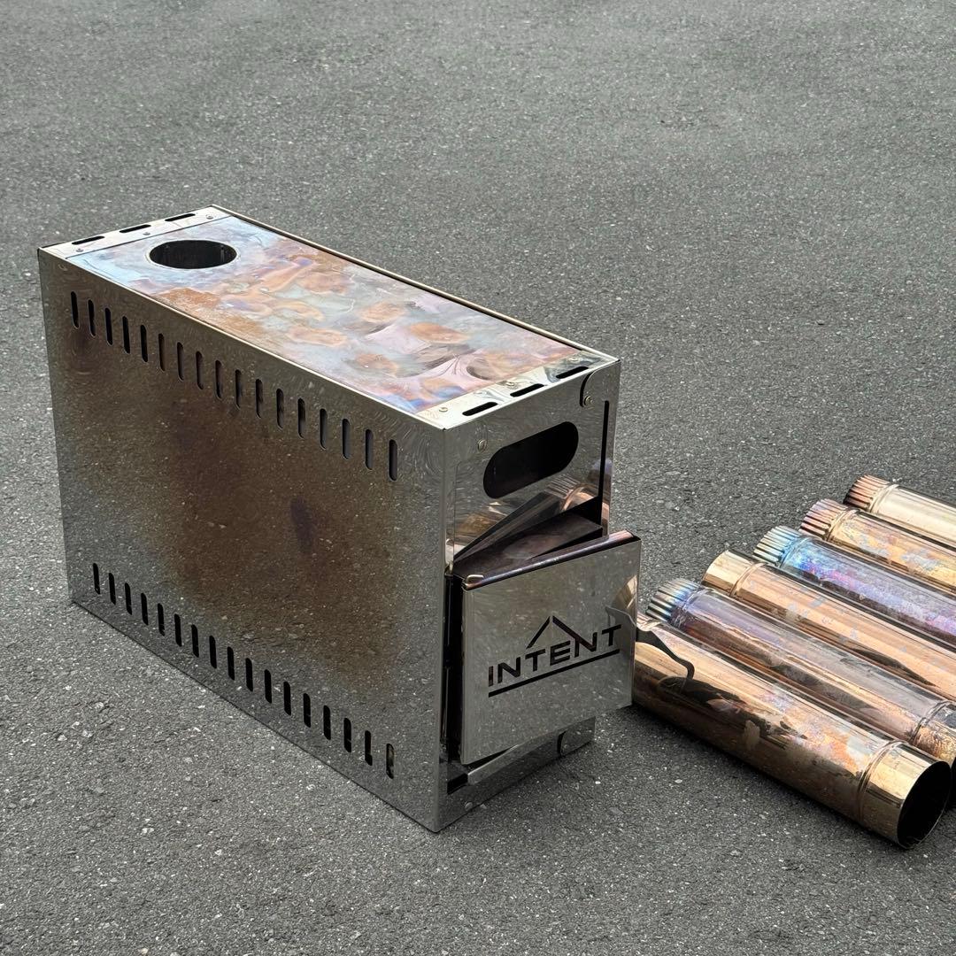 【MORZH】テントサウナ-ストーブ・インフィニティチェア付き［トリコロール］