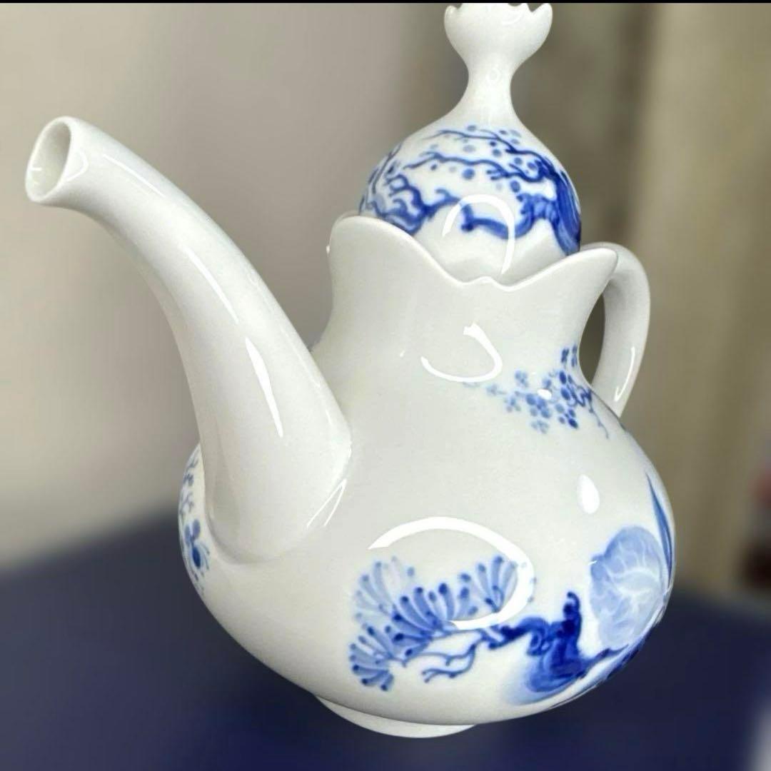未使用品　マイセン　Meissen ブルーオーキッド　ティーポット