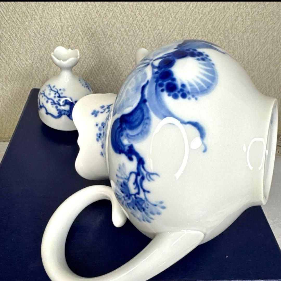 未使用品　マイセン　Meissen ブルーオーキッド　ティーポット