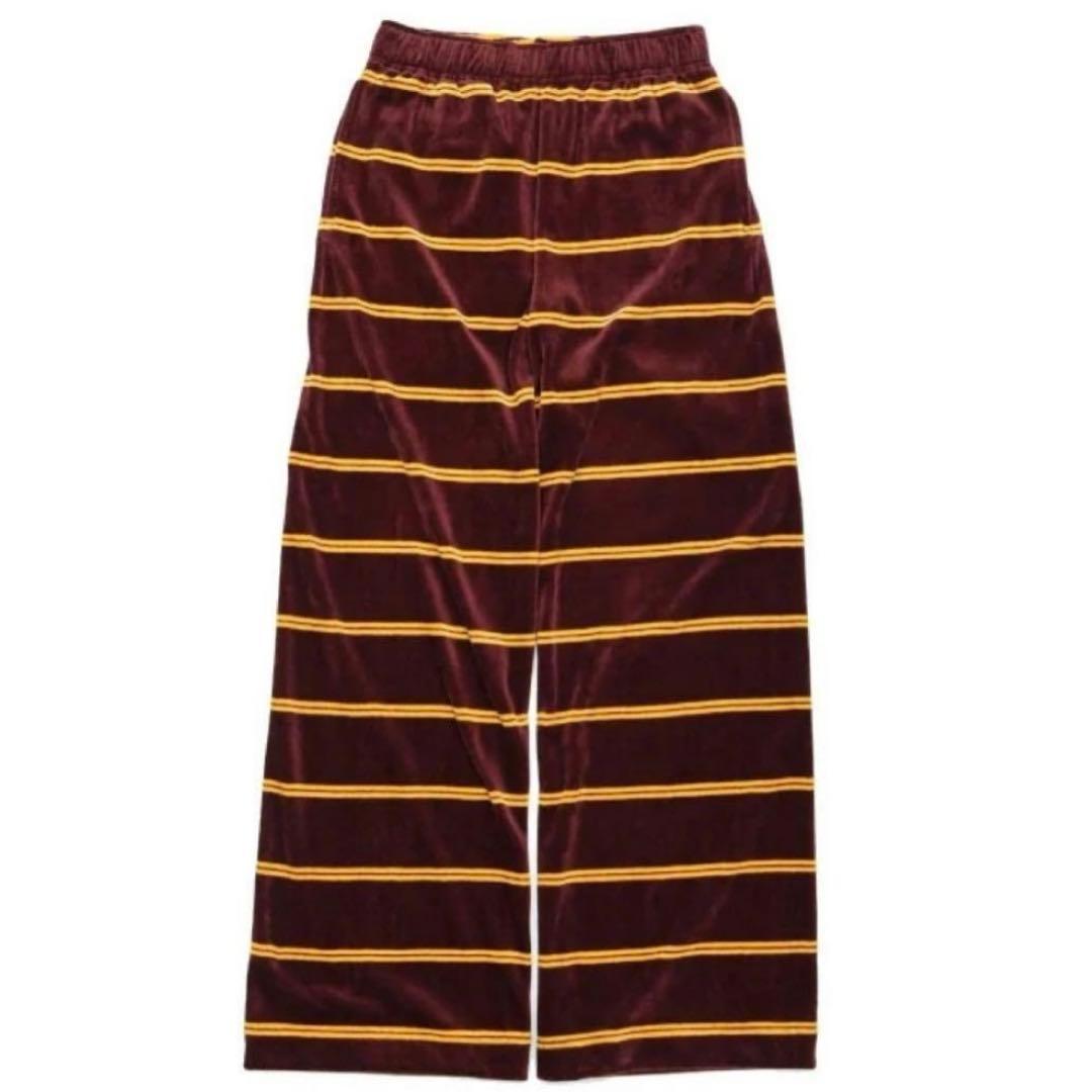 PHEENY Velours border pants ベロアパンツ