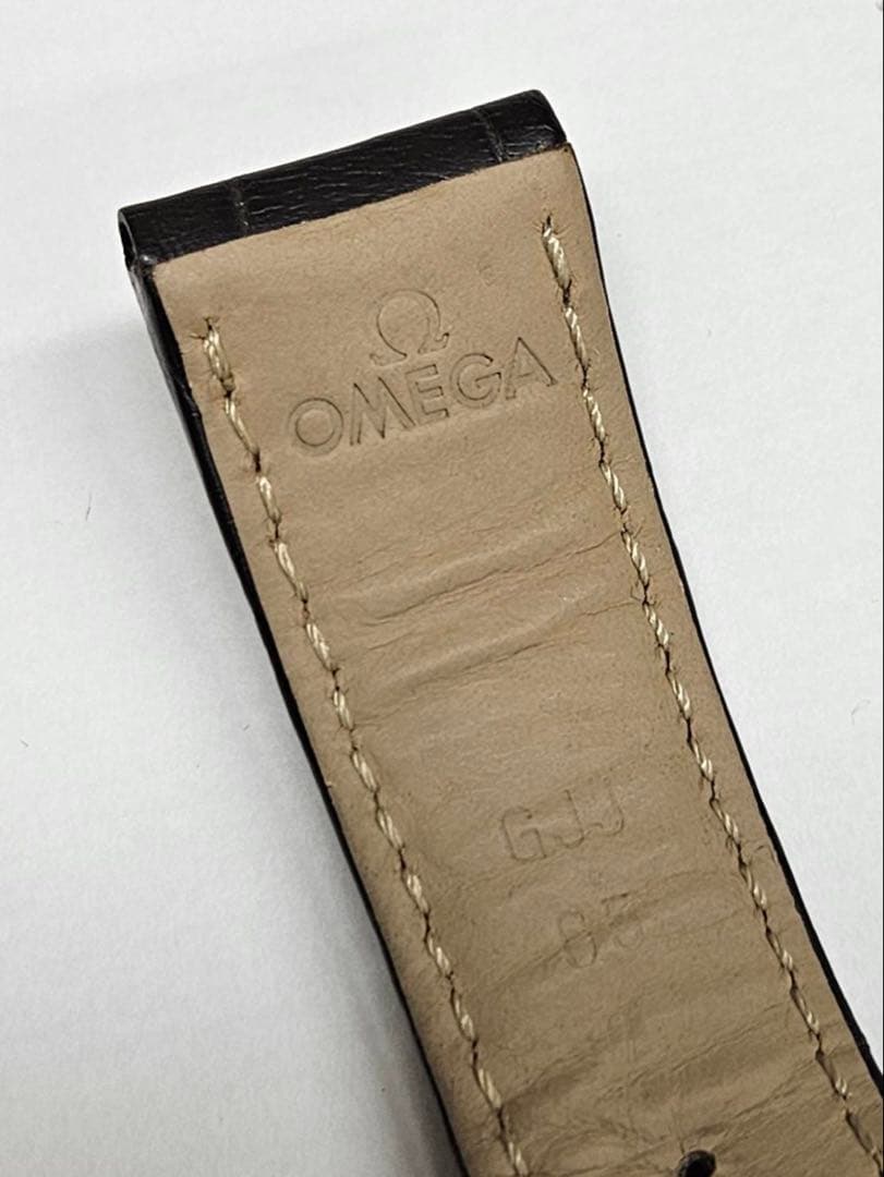 お値下　OMEGA オメガ 純正 革ベルト Dバックル 20m ブラウン