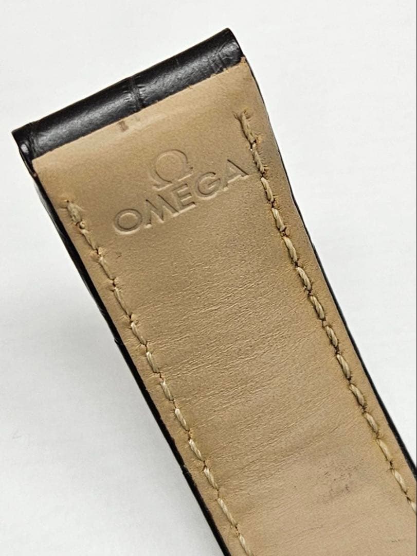 お値下　OMEGA オメガ 純正 革ベルト Dバックル 20m ブラウン