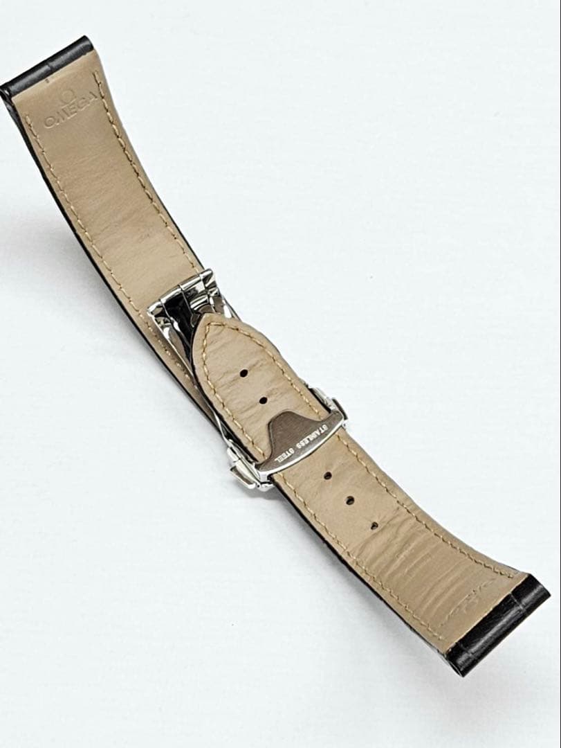 お値下　OMEGA オメガ 純正 革ベルト Dバックル 20m ブラウン