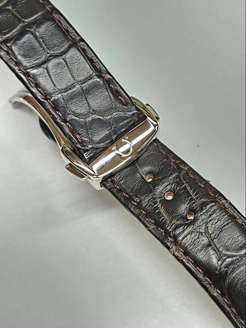 お値下　OMEGA オメガ 純正 革ベルト Dバックル 20m ブラウン