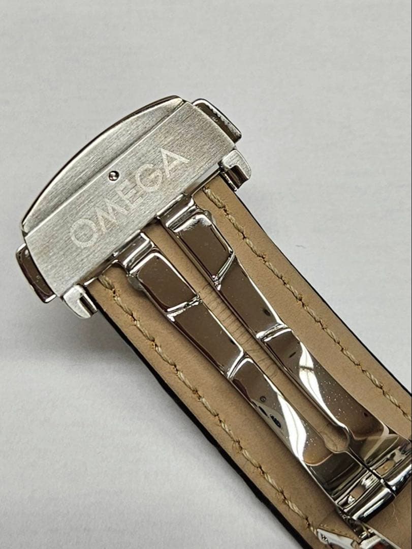 お値下　OMEGA オメガ 純正 革ベルト Dバックル 20m ブラウン