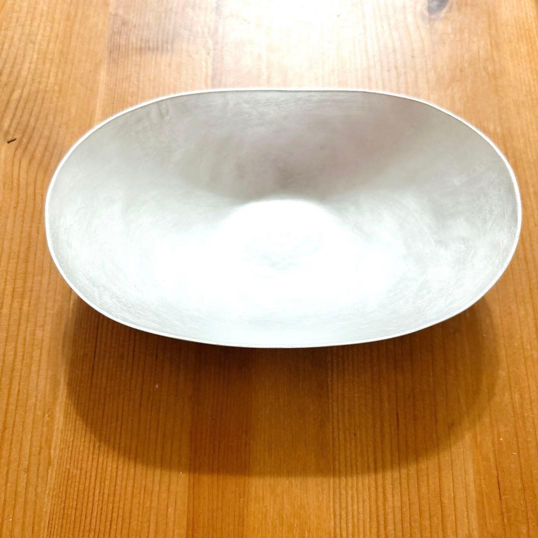 坂野友紀 楕円形ボウル 作家 うつわ 器 金属 希少 大人気