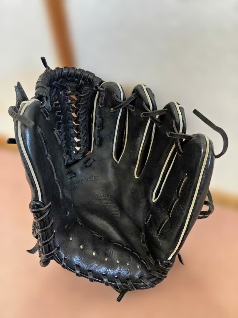 スラッガー 軟式グローブ投手・オールラウンド（ブラック）黒