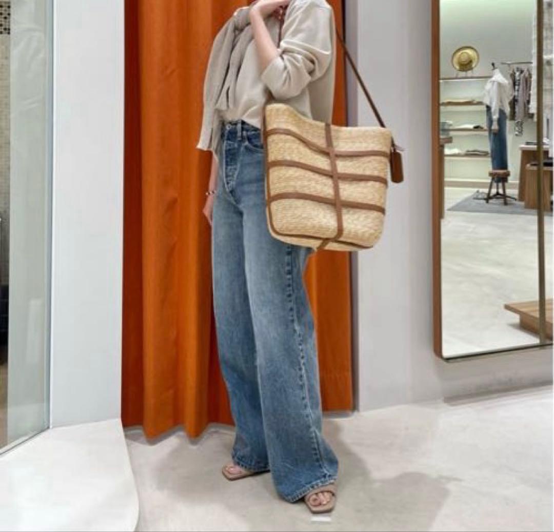 ウィムガゼット CATARZI ストローショルダーバッグ