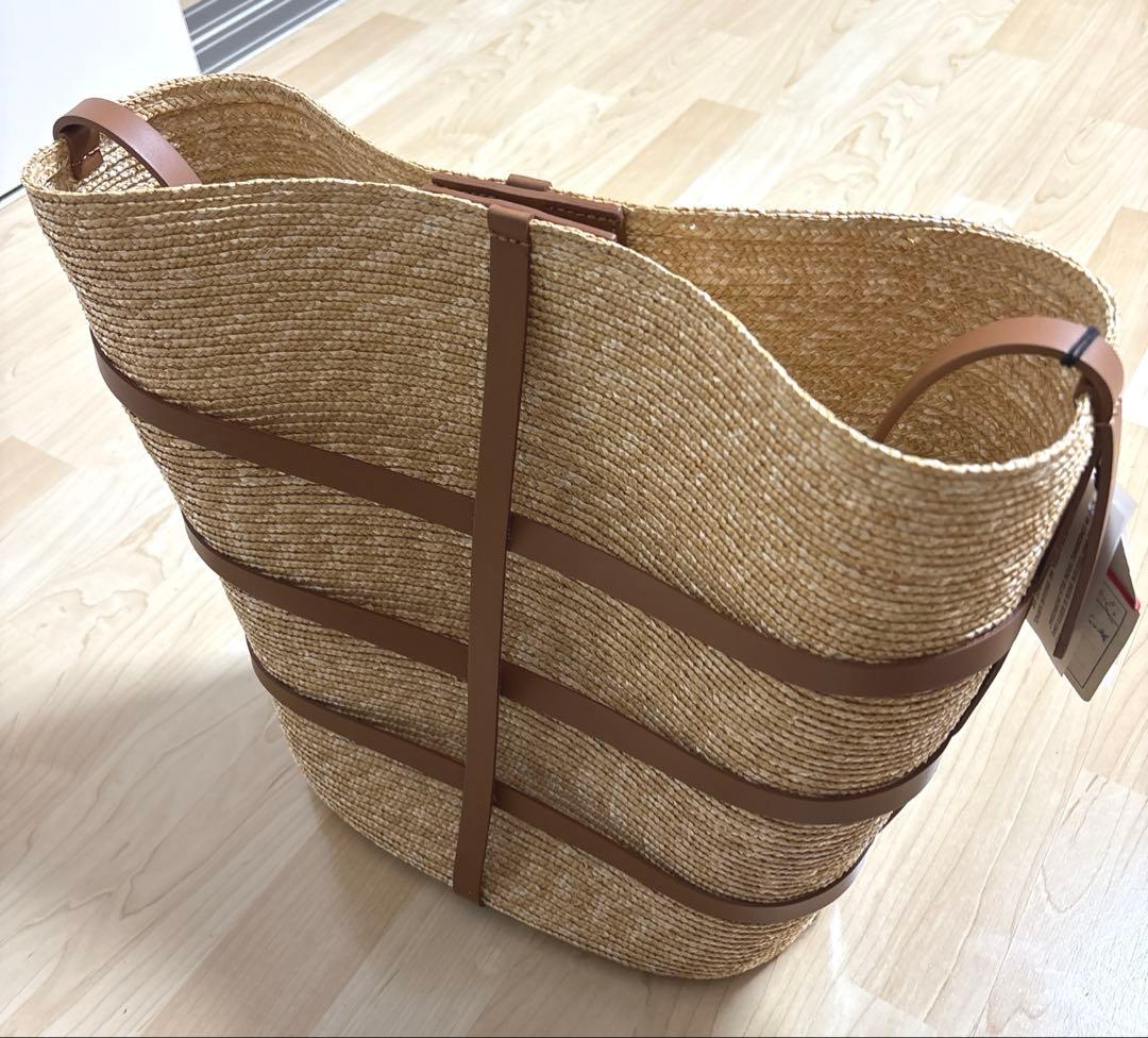 ウィムガゼット CATARZI ストローショルダーバッグ