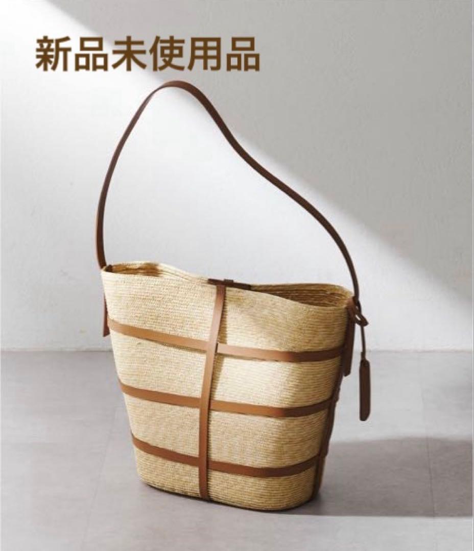 ウィムガゼット CATARZI ストローショルダーバッグ