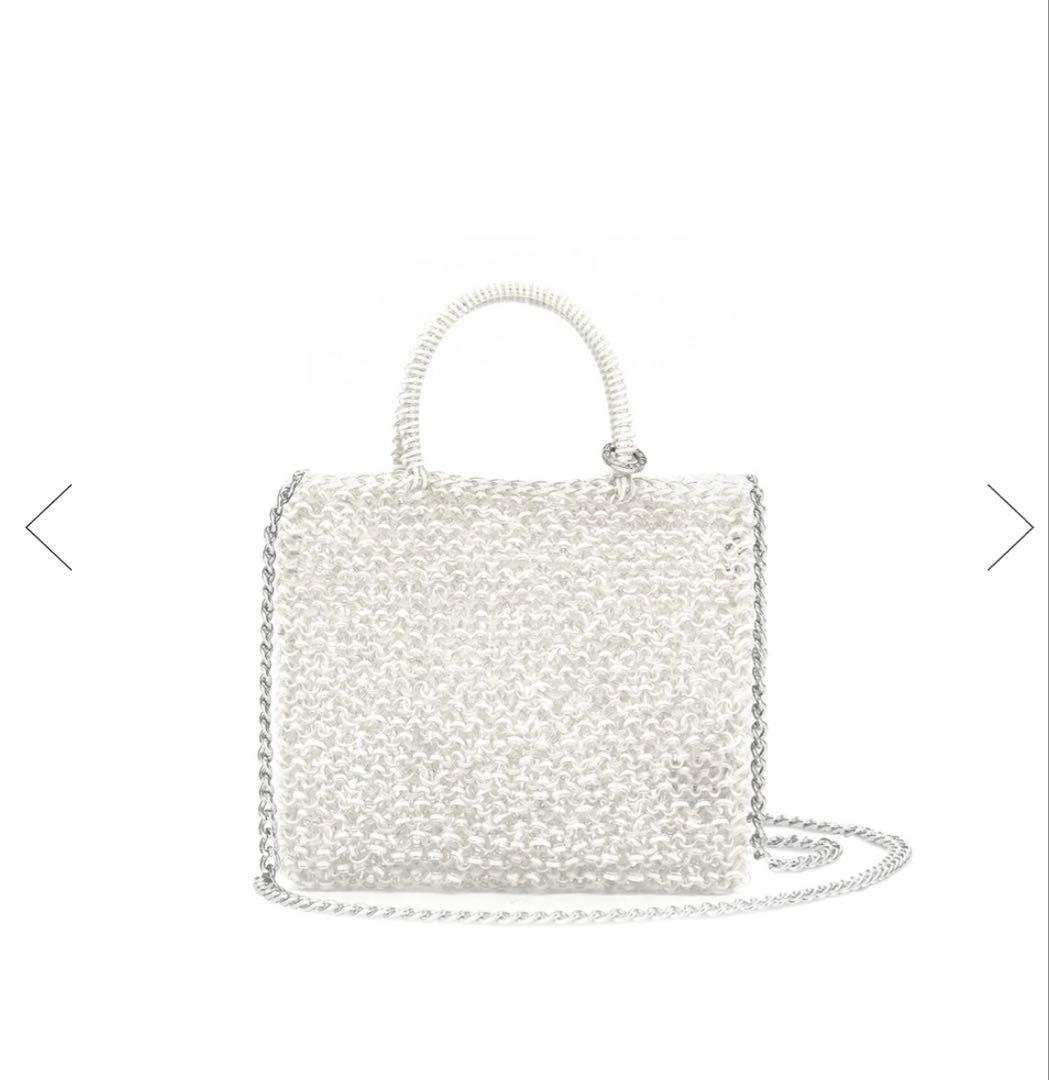 ANTEPRIMA ホワイトパーティーバッグ