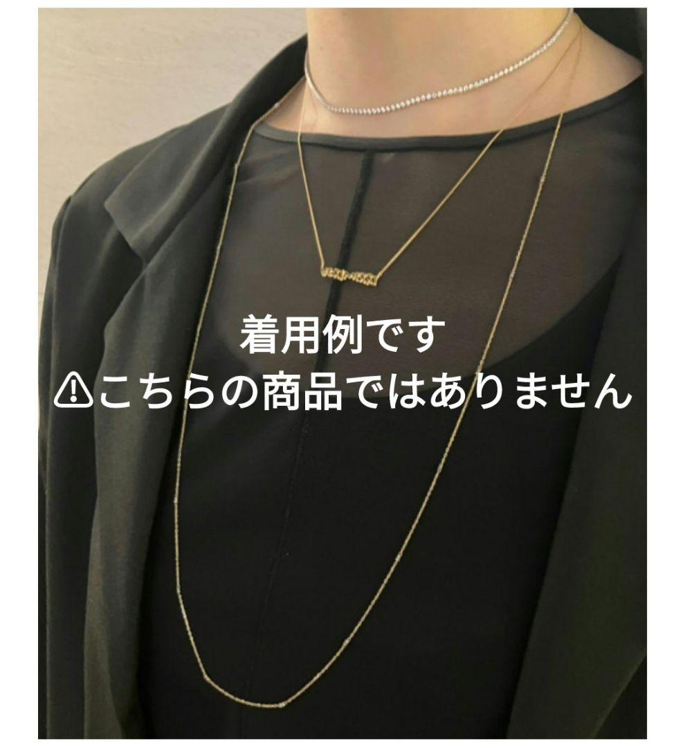 ete エテ ロングネックレス k10 80cm ネックレス