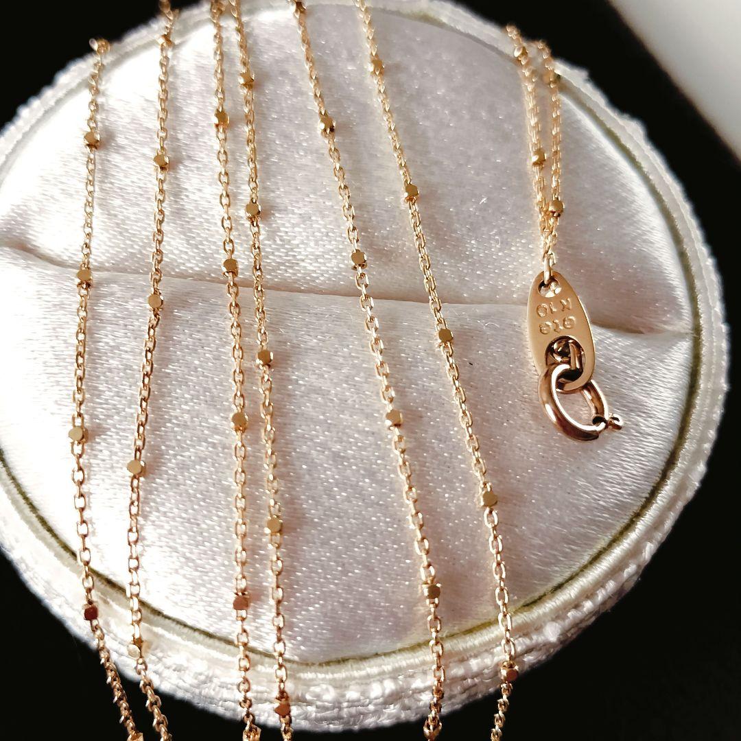 ete エテ ロングネックレス k10 80cm ネックレス