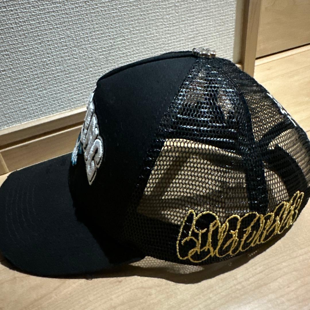 GLOGANGブラックメッシュキャップ