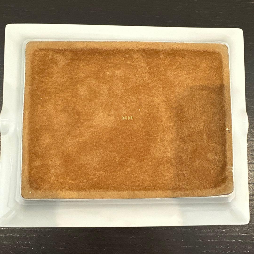 美品 HERMÈS 魚デザイン 陶磁器灰皿　アッシュトレイ