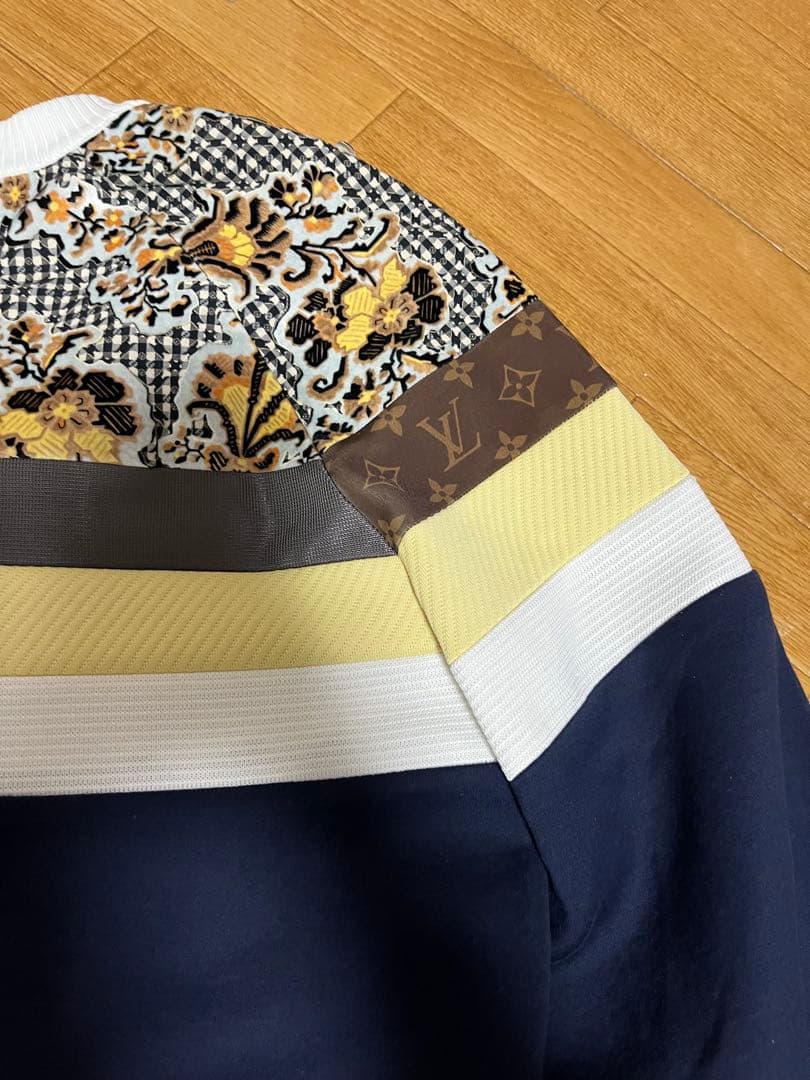 ルイヴィトン　モノグラム バックジップデザイン マルチファブリックワンピ18AW